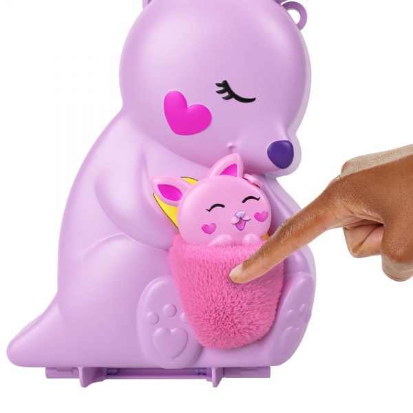 Игровой набор Polly Pocket Веселые приключения с кенгуру HKV50
