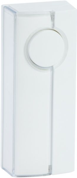 Кнопка звонка без подсветки 10 А 250В IP44 белый PDJ-213