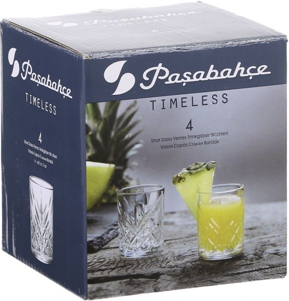 Набір чарок Timeless 62 мл 4 шт. 52780 Pasabahce
