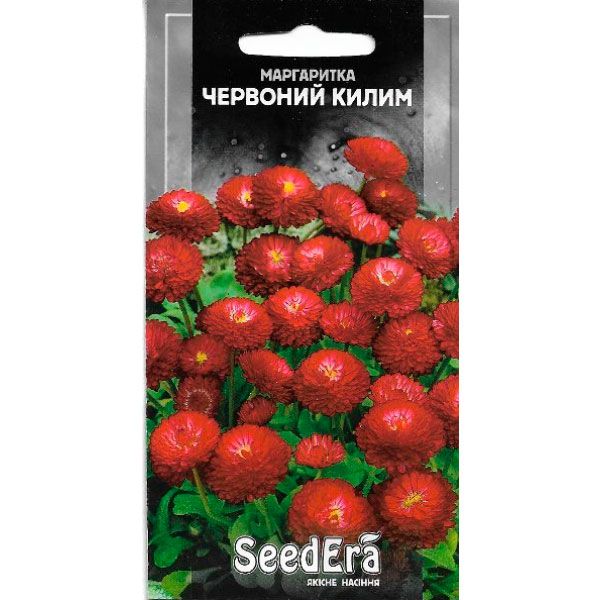 Семена Seedera Цветы Маргаритка Красный ковер 0.1 г