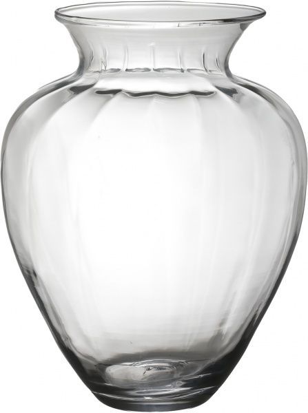 Ваза стеклянная прозрачная 18х29 см