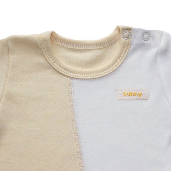 Человечек Lucky tots р.68 белый с кремовым 1669 