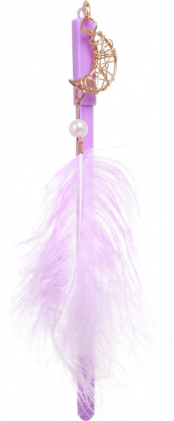 Ручка гелевая Feather&moon фиолетовая 