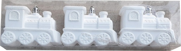 Набор елочных игрушек Поезд B-370616 3 шт./уп. 