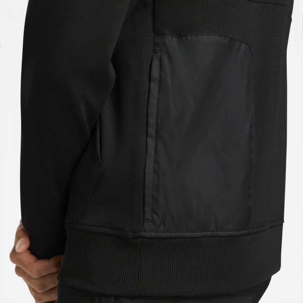 Джемпер Nike LFC MNK DF TRAVEL FLC HD 3/4Z DA9766-010 р. S чорний