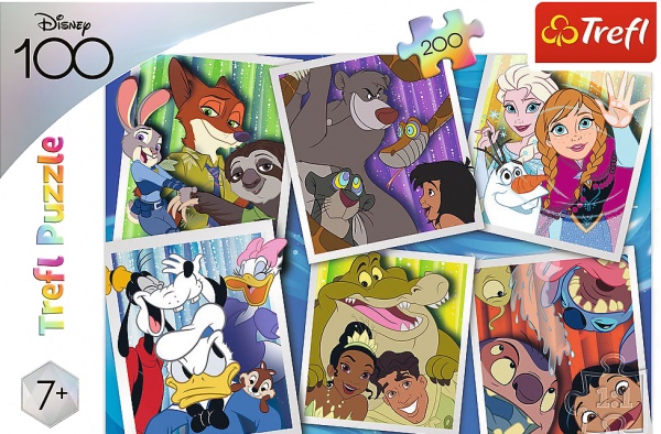 Пазлы Trefl 100 деталей Герои Disney 13299