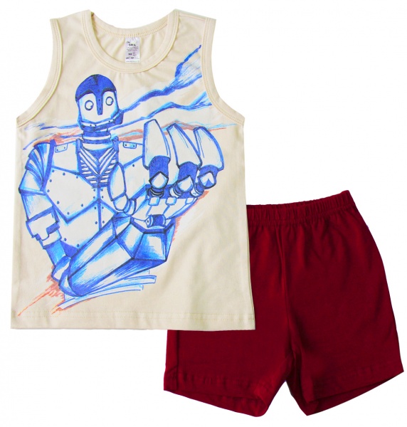 Піжама для хлопчиків Smil р.98 світло-бежевий 104514 