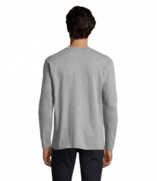 Футболка з довгим рукавом Sol's Monarch 11420350L р.L темно-сірий меланж