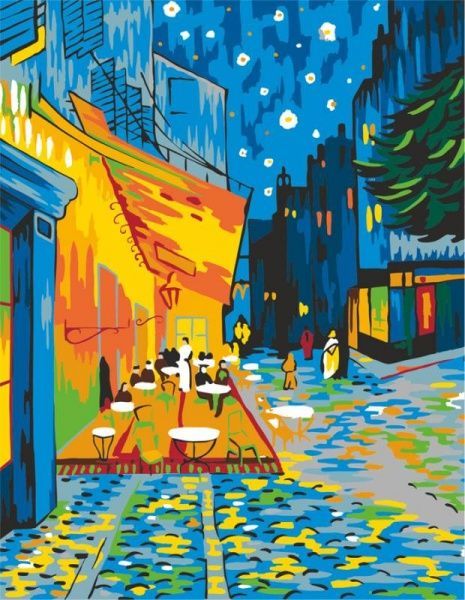 Картина за номерами акриловий живопис за номерами Тераса Rosa Start 