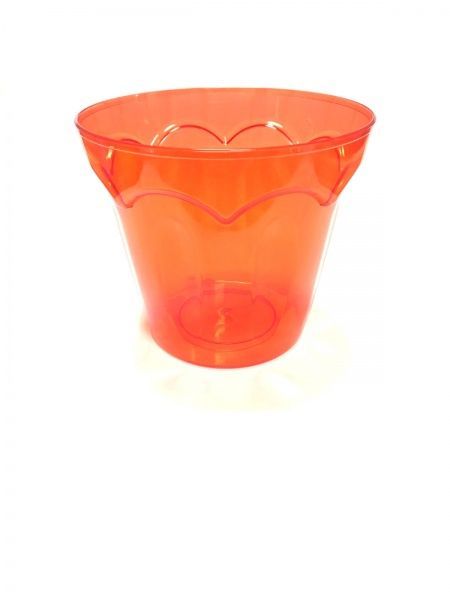 Кашпо декоративное КОЛИЗЕЙ D184 круглый 2,8 л красный 