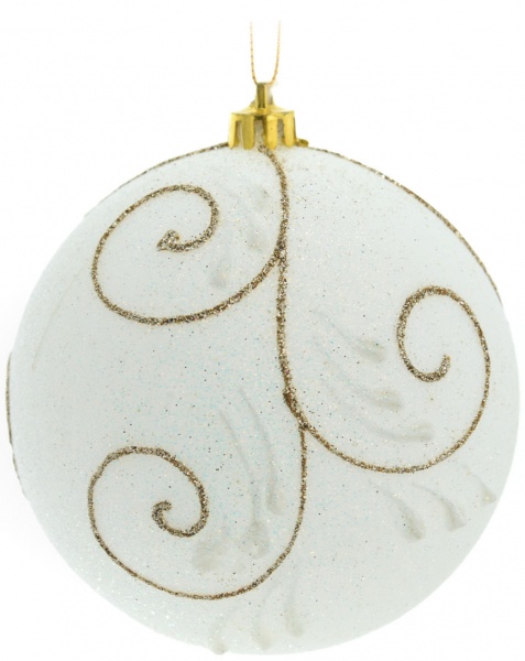 Куля новорічна Віхола білий