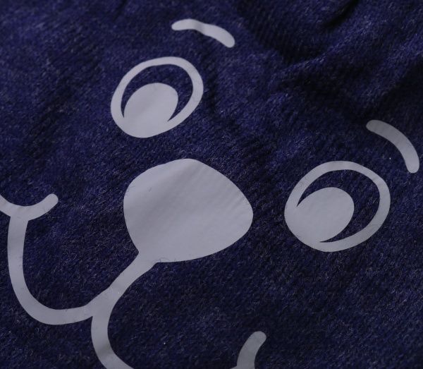 Шапочка детская для мальчика Kraft+ 2299 р.48 синий меланж 