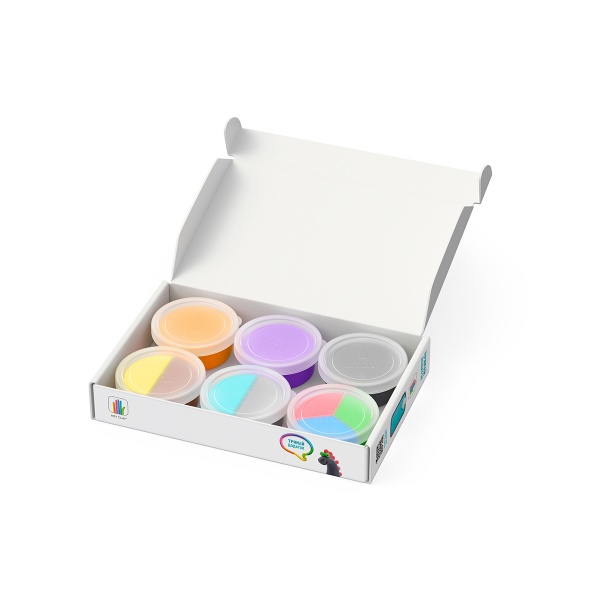 Набір для ліплення Lipaka пластилін, що самостійно твердіє, ЛІПАКА – Анкілозавр, паразауролоф, теризинозавр 60034-UA01