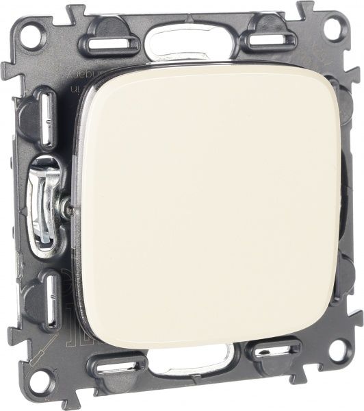 Выключатель проходной одноклавишный Legrand Allure без подсветки 10 А 250В слоновая кость 752806