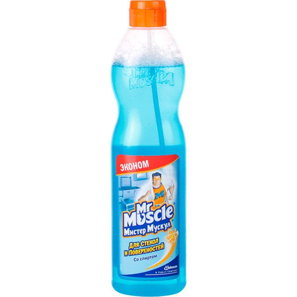 Средство моющее для стекла и зеркал Mr.Muscle Економ 0,5л