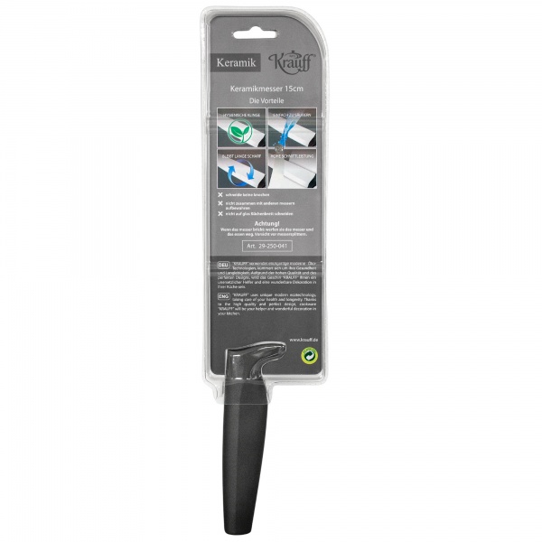 Ніж керамічний 15 см black 29-250-041 Krauff 