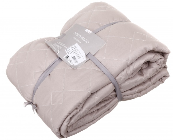 Покрывало двустороннее 210x220 см Homeline бежевый 