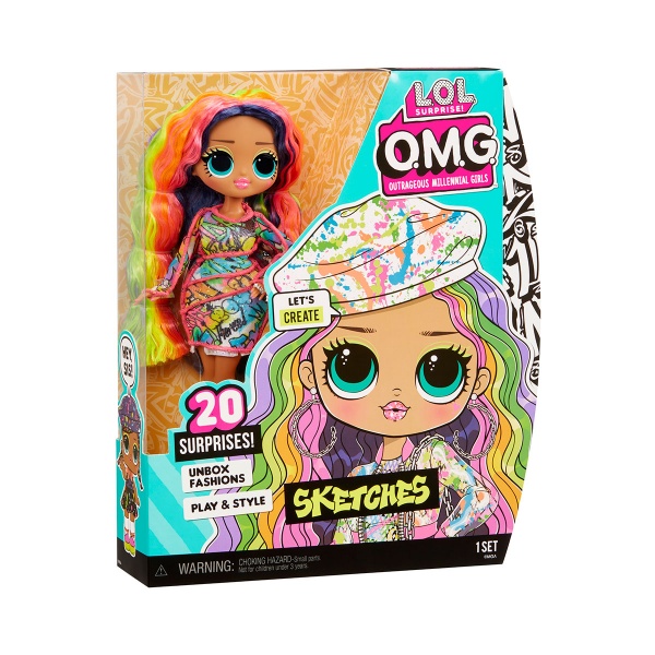 Кукольный набор L.O.L. SURPRISE! серии O.M.G. Core S6_Леди Скетч (581857)