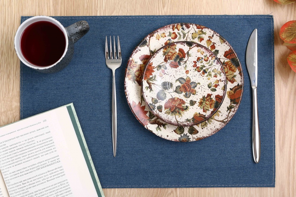 Коврик для сервировки Flamberg Denim 45х30 см кобальт