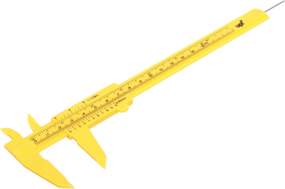 Штангенциркуль нониусный UP! (Underprice) 150 мм пластиковый VCP-UP-150