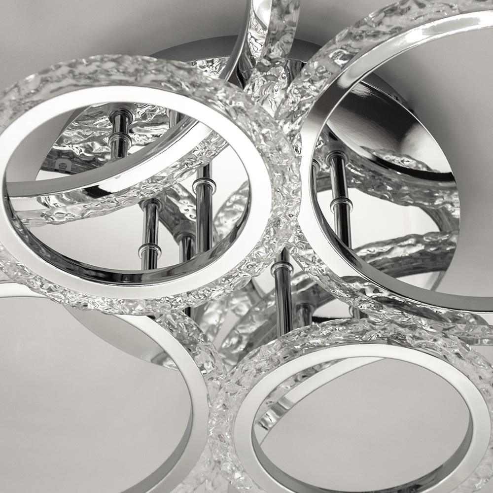 Люстра светодиодная Luminaria Europa 6x100 Вт LED-модуль хром EUROPA 100W 6R CHROME/ICE