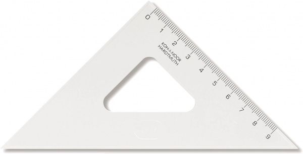 Треугольник равнобедренный, 45/113, прозрачный, 745398 Koh-i-Noor