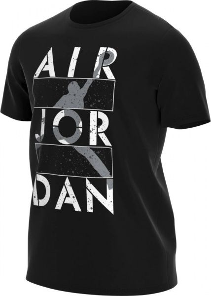 Футболка Nike M J STENCIL SS CREW CJ6308-010 L чорний