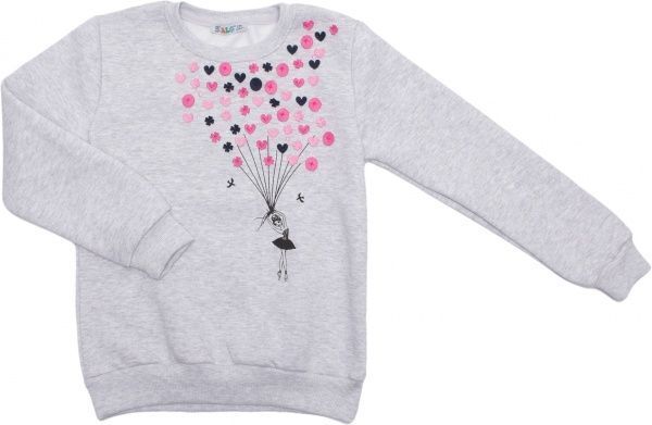 Світшот ALG р.128 меланж 721469 