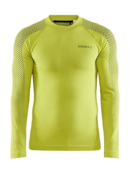 Футболка з довгим рукавом Craft ADV WARM FUSEKNIT INTENSITY LS M 1909732-503995 L сіро-жовтий