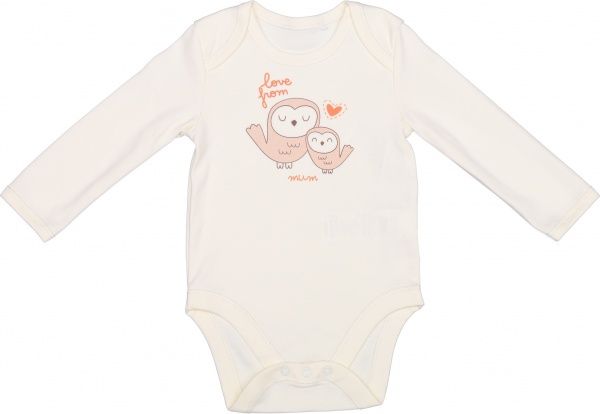 Боди унисекс Bembi БД58а р.68 молочный 