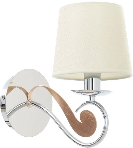 Бра Victoria Lighting 1x40 Вт E14 хром/золото Vincenza/AP1 