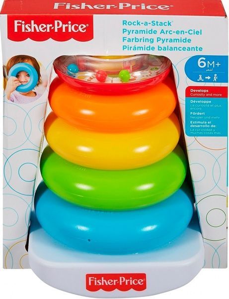 Игрушка-пирамидка Fisher Price Разноцветная FHC92