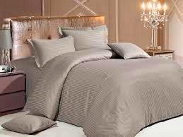 Комплект постільної білизни 1,5 тауп Lelit 