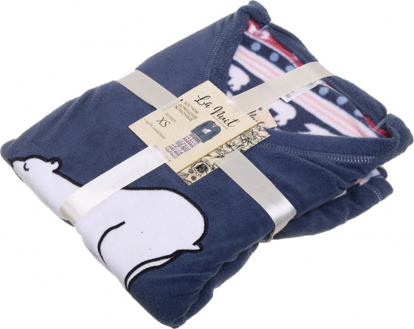 Костюм домашній жіночий La Nuit Home Christmas Bear р. S синій із принтом 