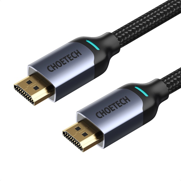 Кабель Choetech XHH01-BK, HDMI V.2.1, 8К 60 Гц 2 м black (XHH01-BK) 