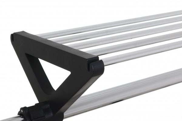 Держатель для одежды PROзапас 950х1340х430х1100 (1840) мм одинарный передвижной с нижней полкой черный