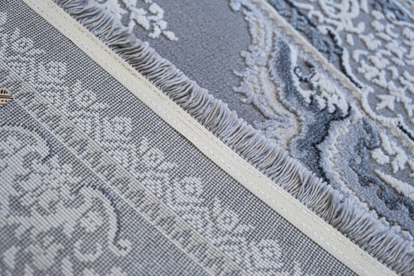 Килим Karmen Carpet GALERIA GL040G GREY/GREY 80x150 см D 