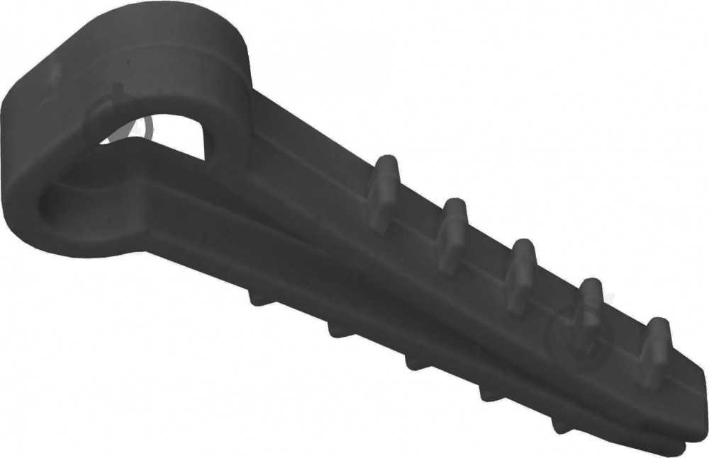 Дюбель-елка плоский UP! (Underprice) зажим 10x5 мм 100 шт. черный