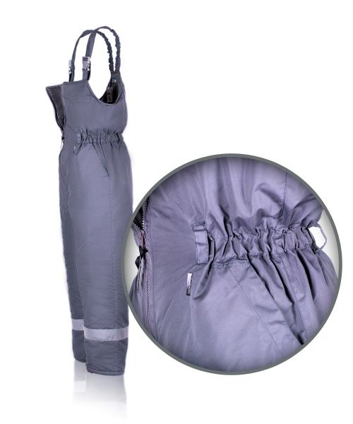 Полукомбинезон рабочий Торнадо “Грей” утепленный р. 52-54 рост 5-6 серый