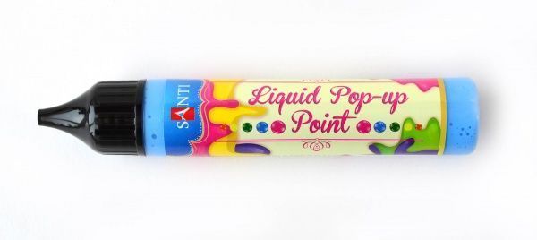 3D-гель Liquid pop-up gel світло-синій Santi 25 мл