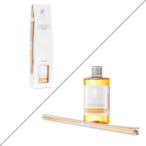 Аромадиффузор для дома Hypno Casa Vaniglia&Patchouly 200ml (парфюм + палочки) 
