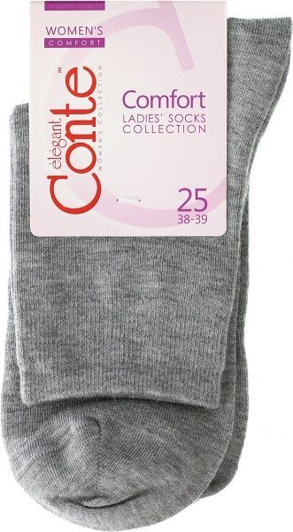 Носки женские Conte Comfort 000 р. 25 серый 14С-114СП 