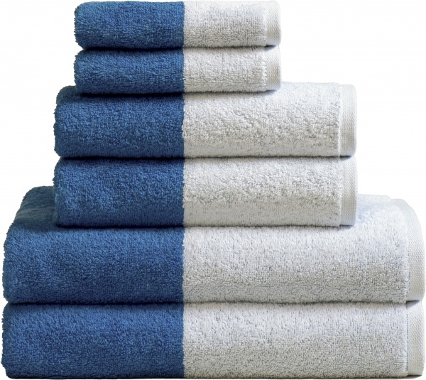 Рушник 50x100 см білий із синім ABC 