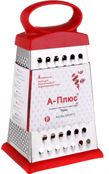 Тертка чотиристороння конус нержавіюча сталь A-PLUS