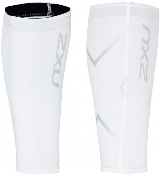 Гетри Compression Calf Guards UA1987b_WHT/WHT р.XL білий