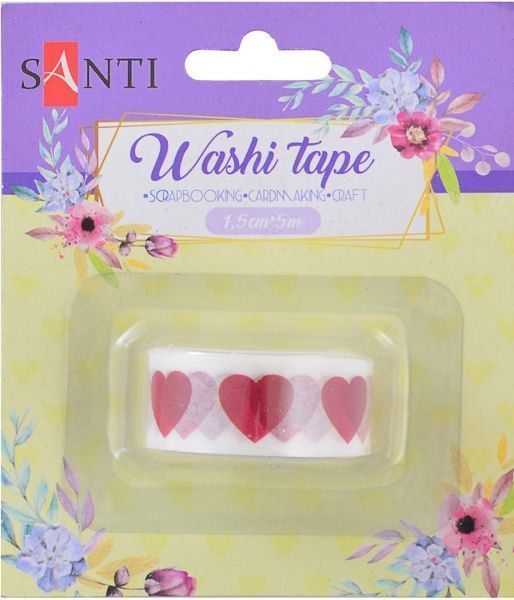 Лента бумажная самоклеющаяся Big love 1.5см * 5м 742227 