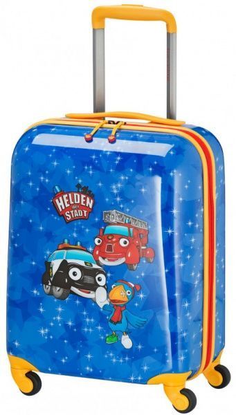 Валіза Travelite HEROES OF THE CITY/Blue на 4 колесах S (28л,2,4кг) (33x47x20см)