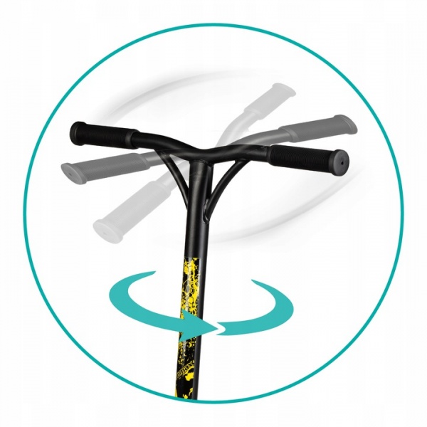 Самокат Qkids детский Ivo желтый KIDS00028 