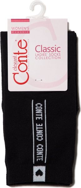 Носки женские Conte Classic 7С-22СП 152 р. 23 черный 