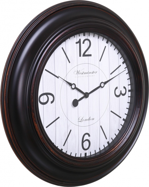 Годинник настінний Ticker темно-коричневий 63x64,5 см